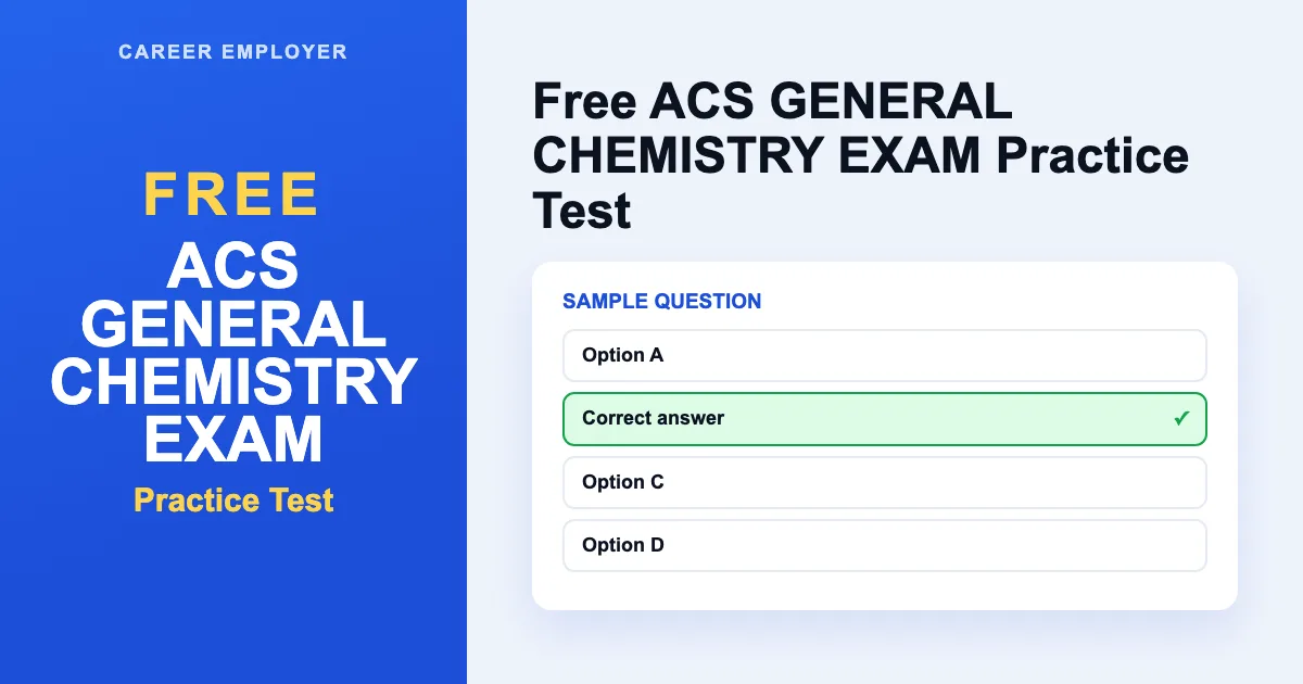 FREE ACS Gen Chem Exam Practice Test 2026 – 240+ Q&A
