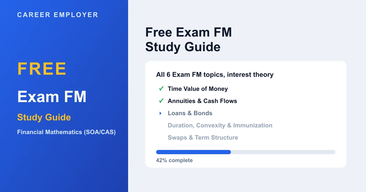 FREE Exam FM Study Guide 2026 + Quizzes & Readiness Score