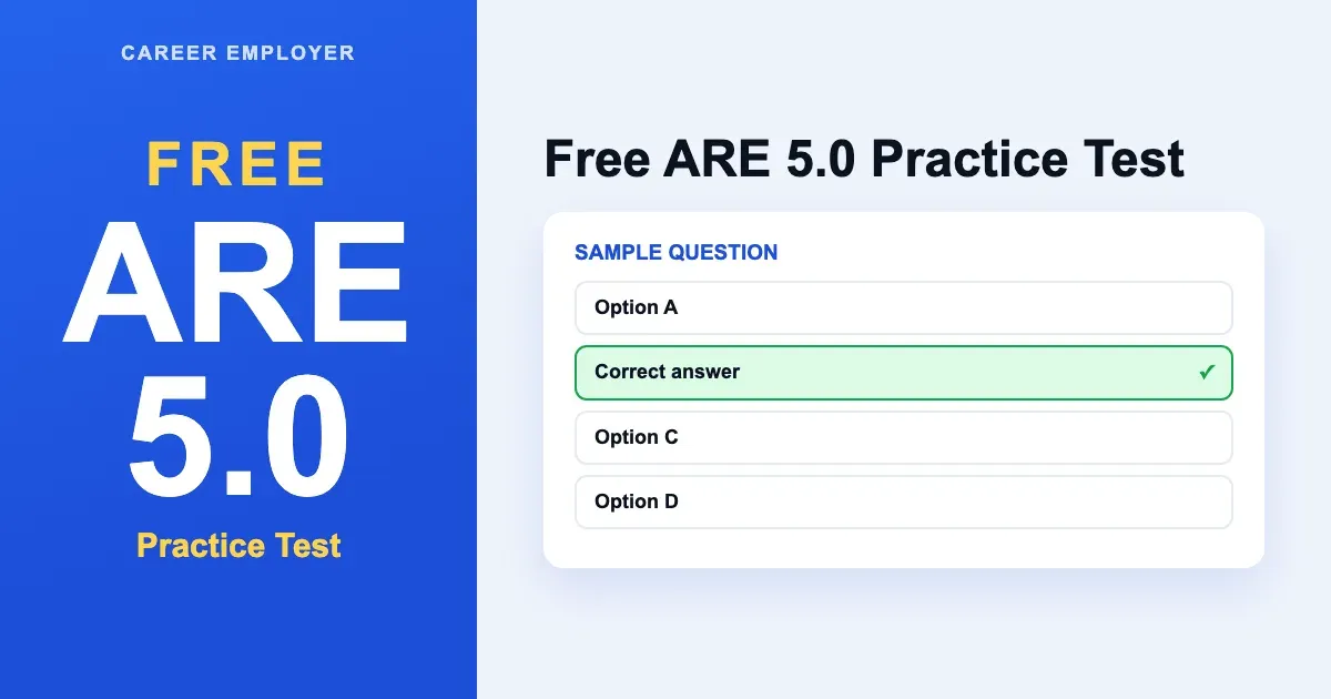 FREE ARE 5.0 Practice Test 2026 – 1110+ Q&A