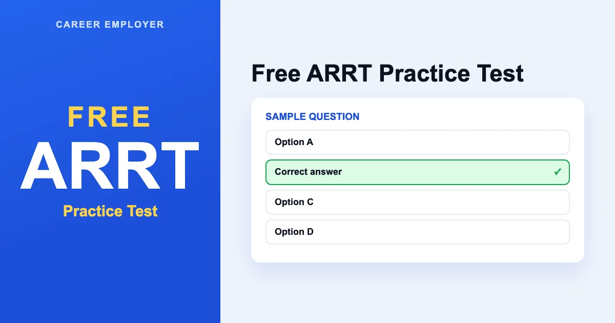 FREE ARRT Practice Test 2026 – 250+ Q&A