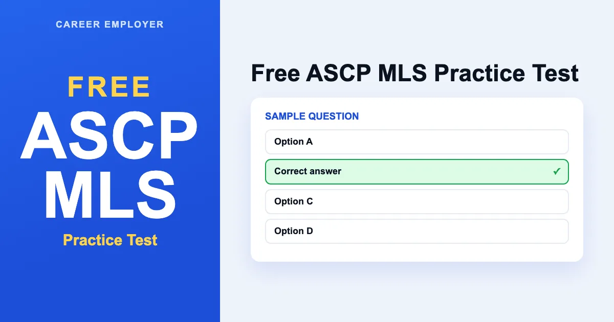 FREE ASCP MLS Practice Test 2026 – 210+ Q&A