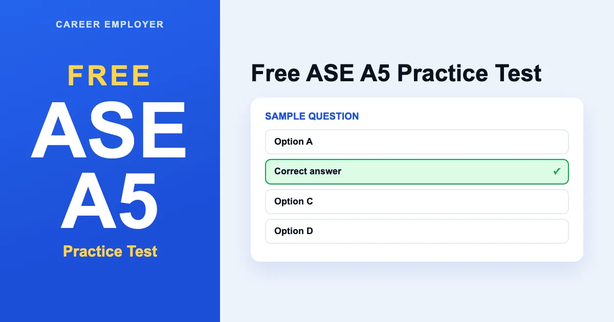 FREE ASE A5 Practice Test 2026 – 250+ Q&A