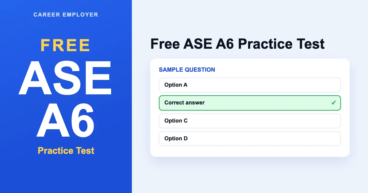 FREE ASE A6 Practice Test 2026 – 240+ Q&A