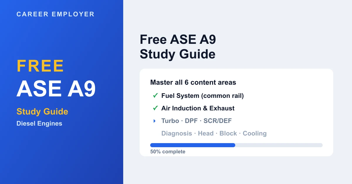 FREE ASE A9 Study Guide 2026 + Quizzes & Readiness Score