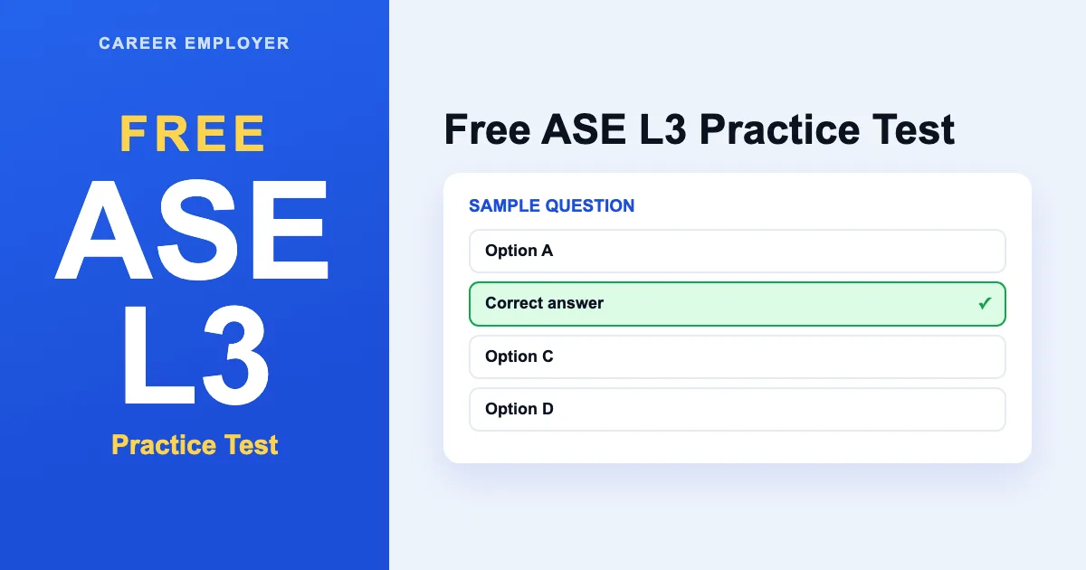 FREE ASE L3 Practice Test 2026 – 150+ Q&A