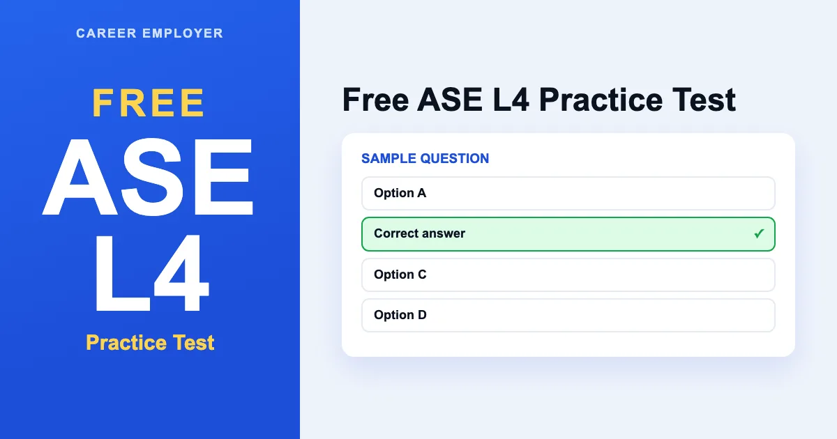 FREE ASE L4 ADAS Practice Test 2026 – 160+ Q&A