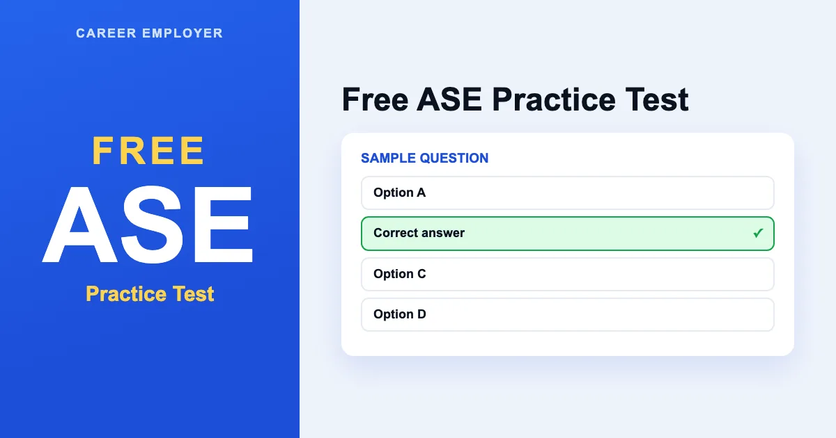 FREE ASE Practice Tests 2026 – 29 Certification Tests