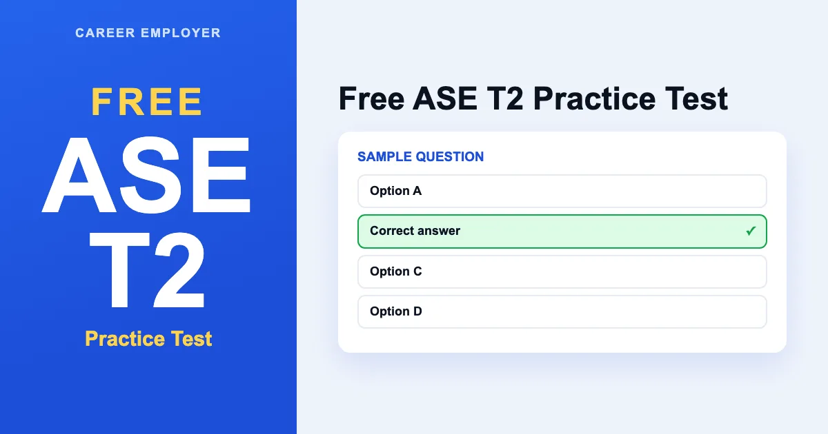 T2 Testing FREE ASE T2 Practice Test 2026 – 150+ Q&A