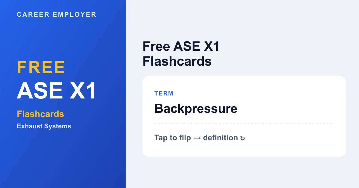 FREE Interactive ASE X1 Flashcards 2026 – 200+ Cards