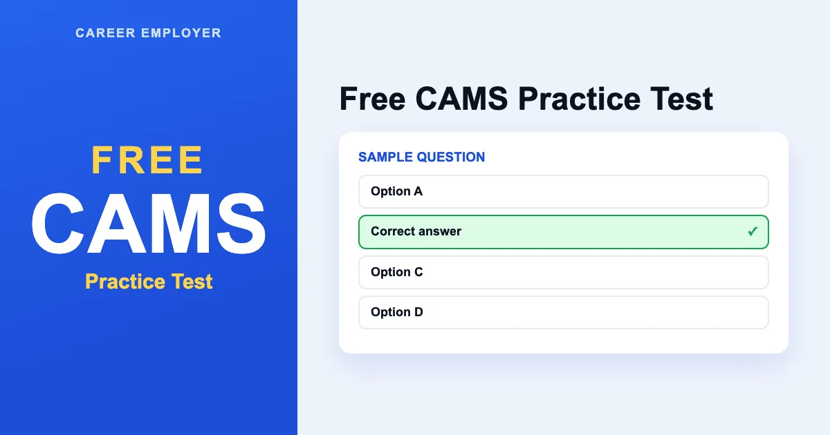 FREE CAMS Practice Test 2026 – 250+ Q&A