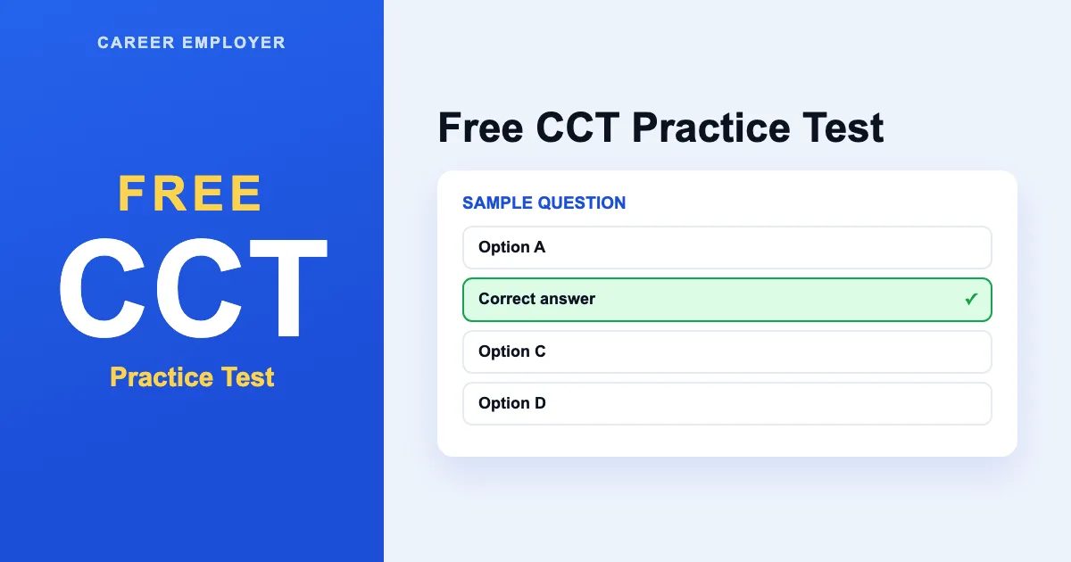 FREE CCT Practice Test 2026 – 300+ Q&A