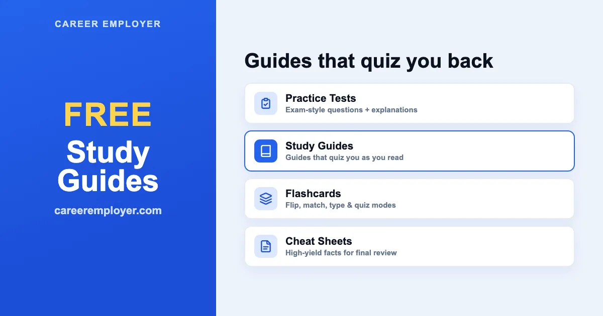 Walmart Raa Free Study Guide Free Study Guides for 400+ Exams (2026)