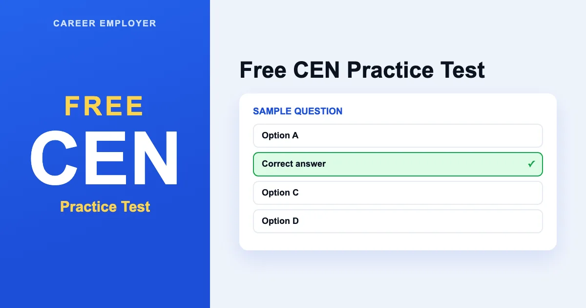 FREE CEN Practice Test 2026 – 390+ Q&A