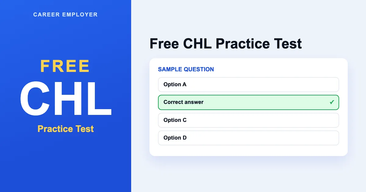 FREE CHL Practice Test 2026 – 330+ Q&A
