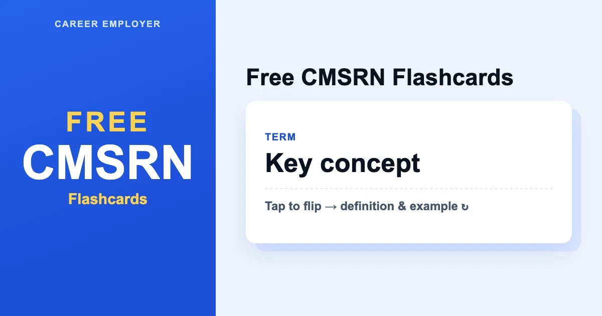 Cmsrn Format FREE Interactive CMSRN Flashcards 2026 – 200+ Cards
