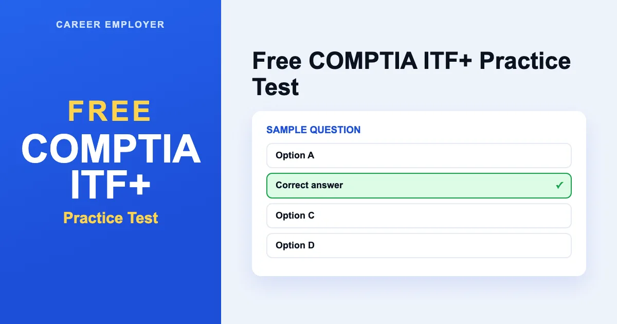 FREE CompTIA ITF+ Practice Test 2026 – 170+ Q&A