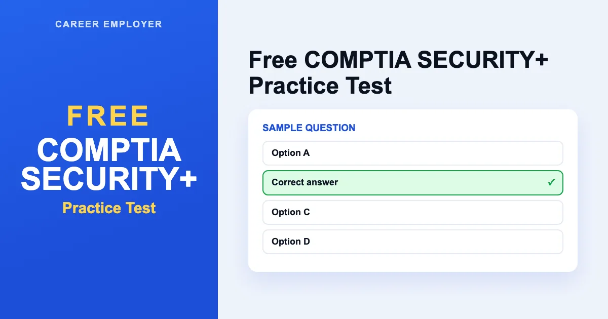 FREE CompTIA Security+ Practice Test 2026 – 450+ Q&A