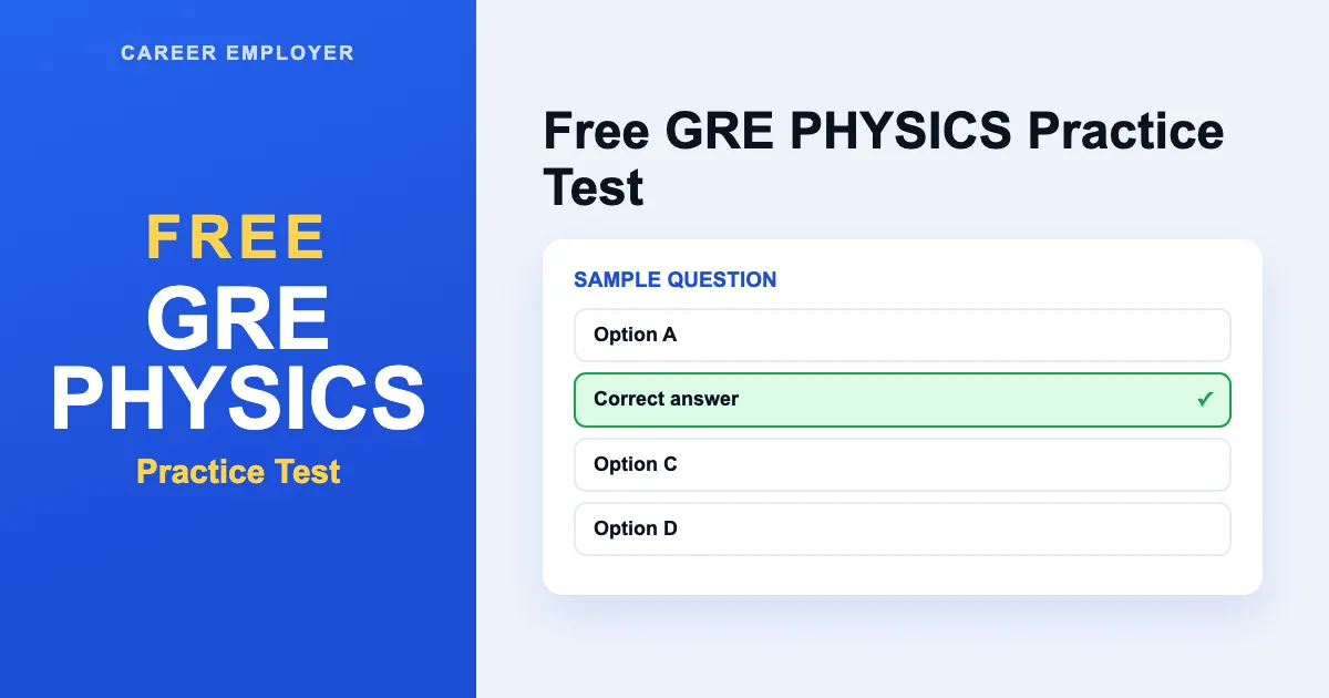 FREE GRE Physics Practice Test 2026 – 160+ Q&A
