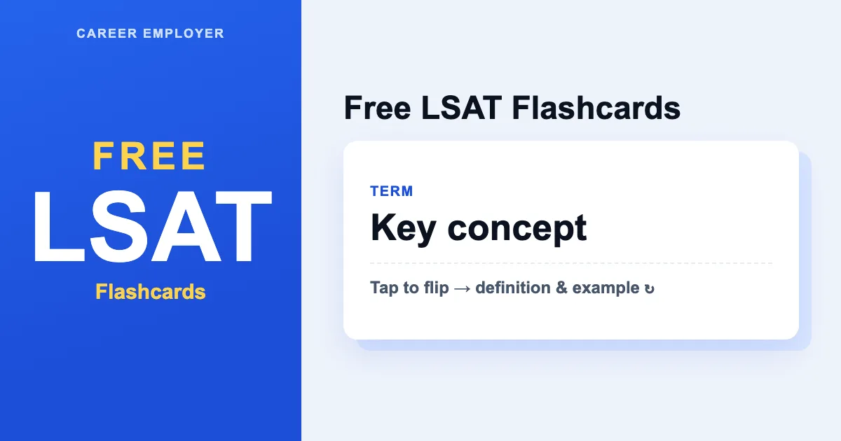 FREE Interactive LSAT Flashcards 2026 – 200+ Cards