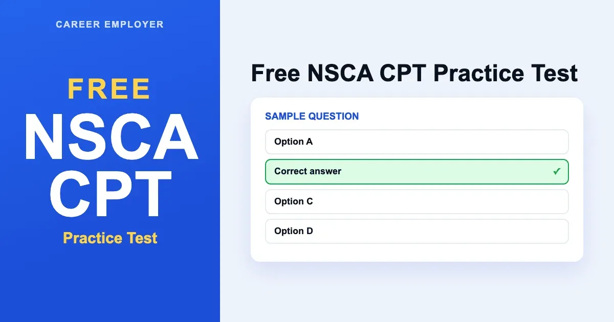 健康・医学 NSCA-CPT FREE NSCA-CPT Practice Test 2026 – 320+ Q&A