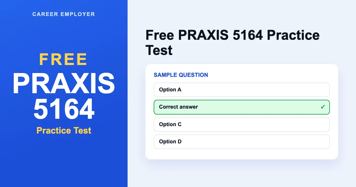 FREE Praxis 5164 Practice Test 2026 – 150+ Q&A